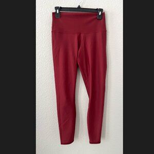 ALO Yoga 7/8 High-Waist Airlift Legging in Dark Red
